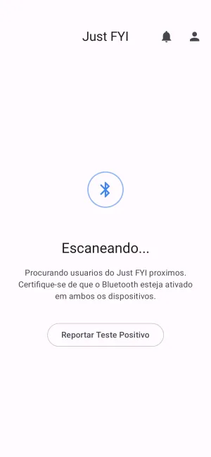 Captura de tela do aplicativo Just FYI 1