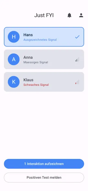 Just FYI App Screenshot 2