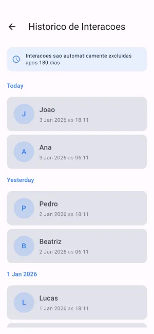 Captura de tela do aplicativo Just FYI 5